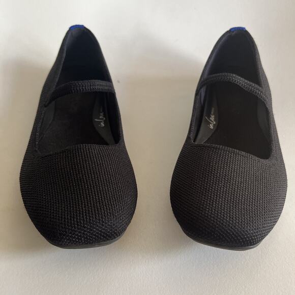 Rothy’s The Max Square Mary Jane Size 6 Black - Picture 15 of 16